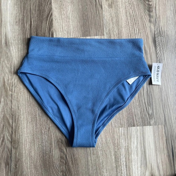 NWT Bikini Swim Bottoms Old Navy Women's High-Waisted Ribbed Classic, Size 3X - Picture 4 of 7